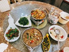 干锅土豆片-鱼乐岛餐厅·户外花园主题餐厅