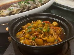 咸鱼鸡粒茄子煲-羡餐厅·杭帮菜·淳菜(千岛湖自由洲际殿店)