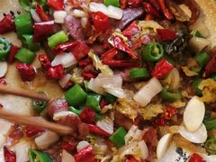 微菜炒腊肉-宋记冕宁土菜馆(海门渔村二店)