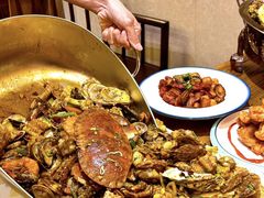 -东来菜馆•手抓海鲜家常菜•海鲜锅贴(鸽子窝店)