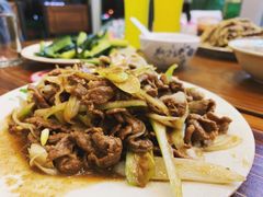 葱爆羊肉-清真永恒华威肉饼(潘家园店)