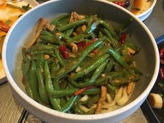 豆角丝炒肉拌转百刀-日上三甘(三里屯店)