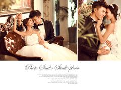 豪华室内婚纱-龙摄影新人世界(万州店)