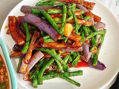 茄子豆角-大锅强·蒸海鲜青岛菜(吾悦广场店)