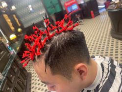 点击看大图 -海文先生国潮烫染男士理发馆