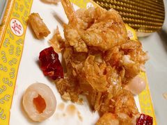 荔枝酥皮大明虾-那家小馆•北京菜•烤鸭(中关村店)