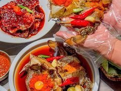 -草家酱蟹炭火烤肉店(珲春南路一店)