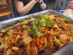 蔬菜烤鱼-干老庆贵州留一手烤鱼·地摊火锅(财经大学店)