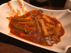 辣白菜炒年糕-汉米达特色料理餐厅(郴州友阿国际广场店)
