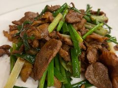 白蘑炒鹿肉-大清花饺子(山庄店)