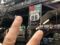 -66号公路起点牌