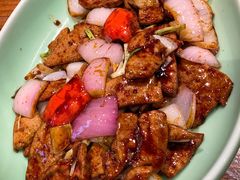 京葱爆猪肝-虎哥私房菜(馒头山店)