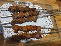 烤羊肉串-老阿妈蒙古村·蒙古包·草原文化·歌舞表演(老君堂店)