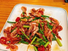 姜葱小河虾-61号餐吧(兴坪古镇漓江店)