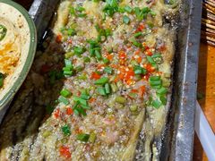 豇豆肉末茄子-86烧烤 | 江湖菜(石人总店)