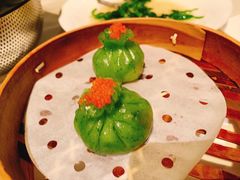 蟹肉菠菜鲜虾饺-皇朝会.经典传统粤菜(外滩店)
