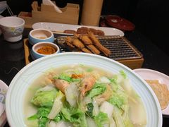 腐皮杭白菜-老头儿油爆虾·知味杭州(爱琴海购物中心)