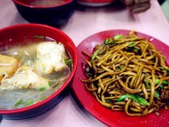 粉丝汤配炒面-北万新包子店(淮海店)