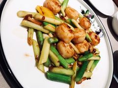 烧汁白玉菇炒带子-尚一汤·粤菜海鲜(环球港店)