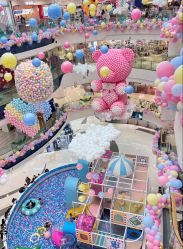 -宝宝百日宴周岁生日派对气球布置策划