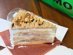 洋梨甘栗奶油蛋糕-black rainbow coffee