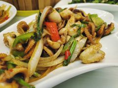 辣炒八爪鱼-覃记海鲜美食餐厅