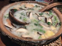 青菜香菇粥-南拳十三姨·潮汕砂锅粥(世纪金源店)