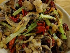 小干煸鱿鱼须-陈傻子餐厅(世纪都会店)
