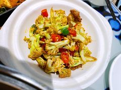 小炒有机菜花-撒拉花儿·新疆菜·清真(太阳宫店)