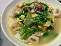 小白菜烧比管-悦海·家宴·冰花皮皮虾大锅贴(宝龙店)