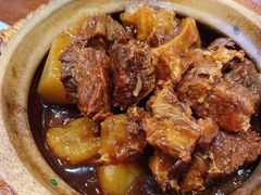 牛腩牛筋萝卜煲-熠盛粤味·顺德桑拿鸡(永康路店)
