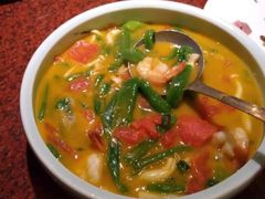 翡翠海鲜面疙瘩-绿茶餐厅(华联万柳店)