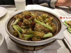 干锅腊肉有机菜花-便宜坊烤鸭店(航天桥店)