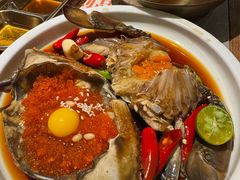 草家招牌酱油蟹-草家酱蟹炭火烤肉店(珲春南路一店)