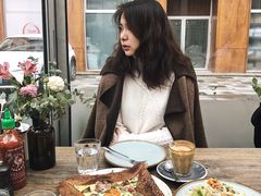 鸡蛋蘑菇熏肉荞麦可丽饼-RAC BAR(安福路店)