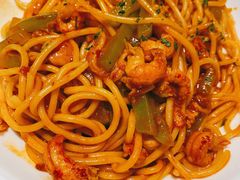 麻辣小龙虾意面-必胜客(新海上世界店)