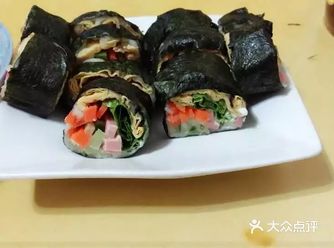 3步快手菜简单方便还减肥---杂蔬海苔卷