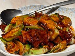 菜梗炒猪肝-菲乐餐厅(三十年经营·湖滨路店)