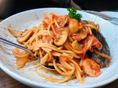 海鲜细面配番茄汁-弗兰克牛排西餐厅Ribone steak house(柠檬花园店)