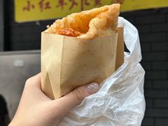 -小红车炸蛋葱油饼