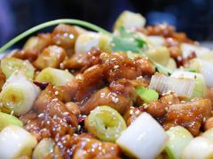 宫保鸡丁烤鱼（清江鱼/斤）-锦尚阁烤鱼•天津菜(宣武门胡同店)
