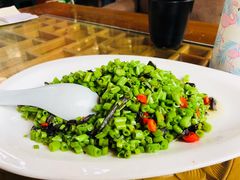 干巴菌炒空心菜-醉云喃