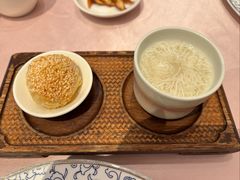 文思豆腐配蟹壳黄-江南灶中餐厅(南京香格里拉店)