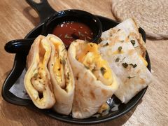 豬排蛋餅-甘单茶事小馆(洋河店)