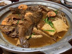 -东来菜馆•手抓海鲜家常菜•海鲜锅贴(鸽子窝店)