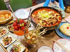 -街角等你.大连海鲜烧烤.经典铁板海鲜串(西安路店)