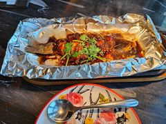 酱烤活鲈鱼-新白鹿餐厅(虹桥南丰城店)