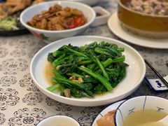 油渣生炒菜心-客家汇·客家传承菜(水库店)