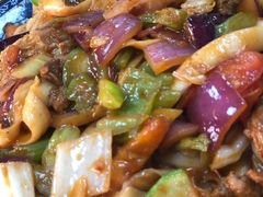 炒刀削面-中国兰州名牛纯汤牛肉面(永安道店)