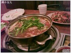 煮好的火锅面-第二外国语学院-韩国餐厅(朝阳路店)